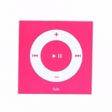 齐心 C4296A 苹果系列原木便签本 75K 200页 蓝色/绿色/粉色/黑色/黄色/紫色 颜色随机