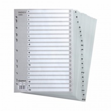 齐心索引纸 IX900 易分类 字母索引纸 A4 21页A-Z 11孔 PP