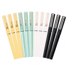 晨光 ARPB1801 直液式走珠笔 初色系列 0.5MM 黑色/红色/蓝色 针管型 12支/盒