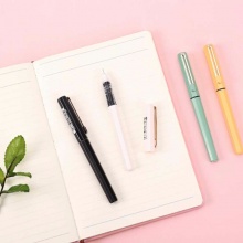 晨光 ARPB1801 直液式走珠笔 初色系列 0.5MM 黑色/红色/蓝色 针管型 12支/盒