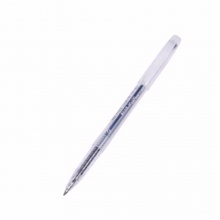 晨光 GP1700 中性笔雾杆先锋 0.5mm子弹头透明杆 黑色/蓝色/红色 12支