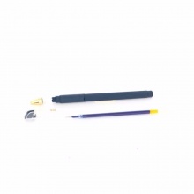 晨光 AGPA0301 陶瓷球珠中性笔金黑 0.5mm全针管 黑色/蓝色 12支/盒