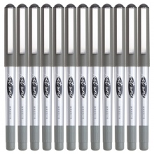 齐心直液式签字笔RP601 针管型 0.5mm 红色/黑色/蓝色 12支/盒