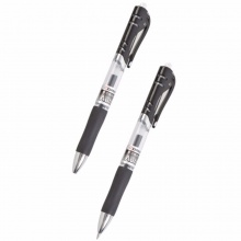 齐心按动中性笔k35 0.5mm 针管 匹配笔芯R929 红色/黑色/蓝色 12支/盒