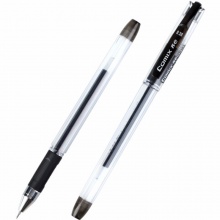 齐心极细财务中性笔k3030 0.38mm 针管 笔芯黑色 3支卡装