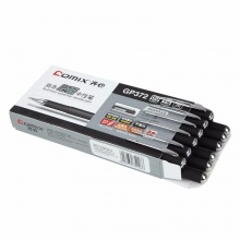 齐心 GP372 商务中性笔 0.5mm 匹配笔芯R980 黑色 12支/盒