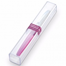齐心绚彩金属中性笔 GP5010  0.5mm 芯黑色 外壳橙/绿/蓝/紫/粉 随机配色 20支/盒