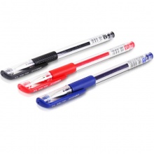 得力 6600 经典办公中性笔 子弹头 0.5mm 蓝色 12支/盒