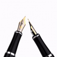 英雄铱金美工钢笔1512 明尖0.5mm 丽雅黑 10支/盒