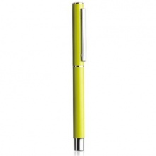 得力 S81 宝珠笔 商务金属 子弹头 0.5mm 笔芯黑色 笔壳绿色 12支/盒