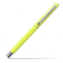得力 S81 宝珠笔 商务金属 子弹头 0.5mm 笔芯黑色 笔壳绿色 12支/盒