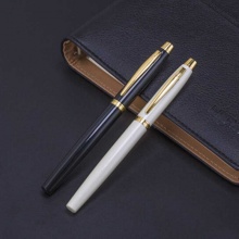 英雄礼品钢笔H603（简装铱金笔） 黑色/白色 0.6mm
