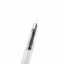 晨光钢笔优品系列AFPM1202 EF/0.38mm明尖 可换墨囊 黑色/白色 单支装
