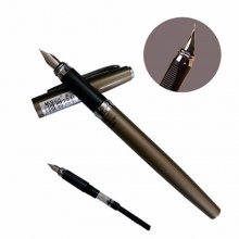 晨光美工钢笔AFPX3901 黑色、白色、咖啡色 壳颜色随机 12支盒
