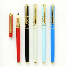 晨光金属钢笔AFPW5901 白色/黑色/红色/天蓝/深蓝 混色 12支/盒 