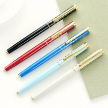 晨光金属钢笔AFPW5901 白色/黑色/红色/天蓝/深蓝 混色 12支/盒 