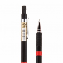 得力自动铅笔S321 0.55mm 连中三元 外壳黑色 36支/盒