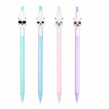 得力自动铅笔S322 0.5mm/S323 0.7mm外壳彩色混色4色随机 36支/盒