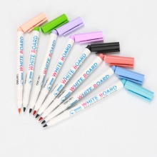 得力 S504 白板笔 套装彩色8色 8支/袋