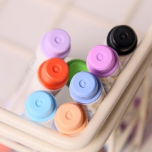 得力 S504 白板笔 套装彩色8色 8支/袋