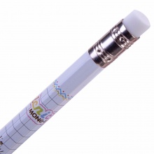 得力铅笔卡通熊58133-HB/58134-2B 带橡皮头ET筒装 混 30支/筒