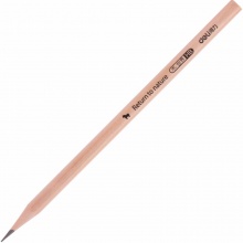 得力书写铅笔S950-HB/S951-2B 原木色 72支/筒