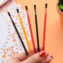 晨光 AGR640N5 中性笔芯 彩色通笔芯 0.35mm 全针管10色黑/天蓝/粉红/紫/红/黄/草绿/棕/墨蓝/纯蓝 20支/盒
