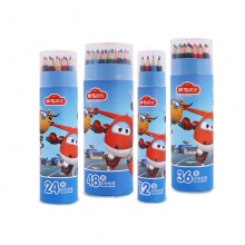 晨光彩色铅笔超级飞侠系列12色JWP34336/24色JWP34337/36色JWP34338/48色JWP34339