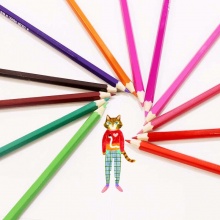 晨光彩色铅笔超级飞侠系列12色JWP34336/24色JWP34337/36色JWP34338/48色JWP34339