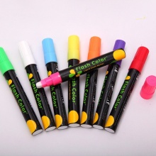 电子荧光板专用笔SQ-006 笔粗4mm 混色（红色/黄色/粉红/橙色/绿色/蓝色/紫色/白色） 8色套装