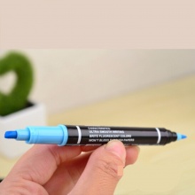东洋双头荧光笔TH322 7色红色/黄色/粉红/橙色/绿色/蓝色/紫色 12支/盒