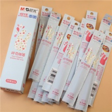 晨光 4018 陶瓷球珠中性笔芯碎花物语 晶蓝/黑0.5mm 20支/盒