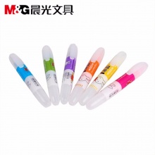 晨光荧光笔米菲MF5301黄色/橙色/紫色/绿色/粉红/蓝色 单色12支/盒