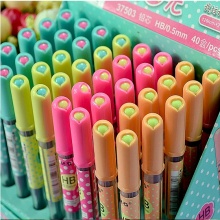 晨光 ASL37503（0.5mm）/ASL37504（0.7mm）铅笔芯管荧之光 黑HB 40支/盒