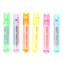 晨光荧光笔套装AHM22504忍者 黄色/橙色/紫色/绿色/粉红/蓝色 6色套装