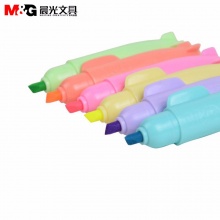 晨光荧光笔套装AHM24402荧之光 黄色/橙色/紫色/绿色/粉红/蓝色 6色套装