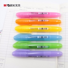 晨光荧光笔AHM21009单头 黄色/橙色/紫色/绿色/粉红/蓝色 单色12支/盒