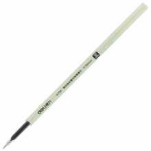 得力中性替芯A728按动全针管0.38mm 黑色 20支/盒