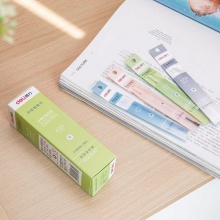 得力中性替芯A728按动全针管0.38mm 黑色 20支/盒