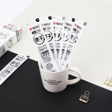 晨光 7024 速干中性笔芯 黑/红/蓝 0.5mm 12支/盒