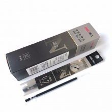 得力中性笔芯S784 0.7mm子弹头 黑色 20支/盒