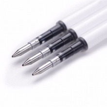 齐心按动中性笔芯R009 0.5mm 黑色 3支/盒 