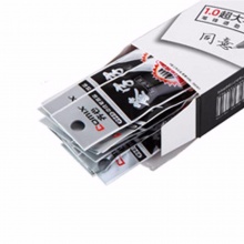 齐心中性笔芯R969 1.0mm 超大笔划 黑色 20支/盒