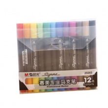 晨光马克笔APM25203-12色 12支装