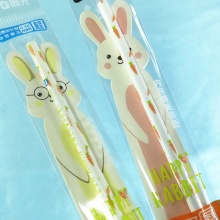 晨光 6618 热可擦中性替芯萝卜兔 黑/蓝/墨蓝/晶蓝 0.38mm 20支/盒