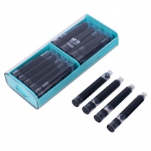 晨光直液式替换墨囊AICY7801黑/可擦墨蓝/纯蓝/晶蓝0.9ml 20支/盒