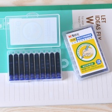晨光可替换墨囊优握AIC47618黑/可擦墨蓝/纯蓝/晶蓝0.9ml 10支/盒