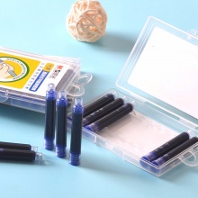 晨光可替换墨囊优握AIC47618黑/可擦墨蓝/纯蓝/晶蓝0.9ml 10支/盒