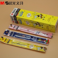 晨光 4242 中性替芯海绵宝宝 黑/红0.5mm 20支/盒