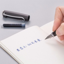 得力钢笔墨囊S638黑/墨蓝/可擦蓝(6支/盒)